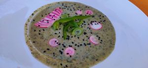 Gaspacho Verde at Mariposas in Marseille