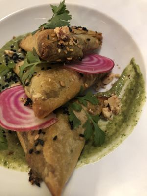 Samosa at Mariposas in Marseille