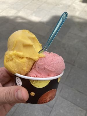 Vegane Sorbets  at Capriccio Freddo in Calella