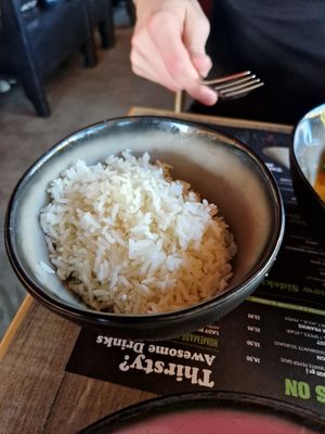 White rice at Mr Chow in Schiedam
