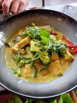 Vegan coconut curry at Mr Chow in Schiedam
