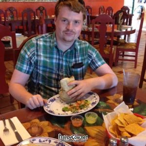 huge vegan burritos :) at El Papagayo in Carmichael