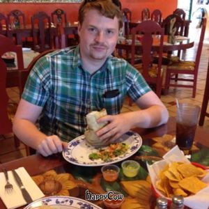 vegan burrito and tacos at El Papagayo in Carmichael