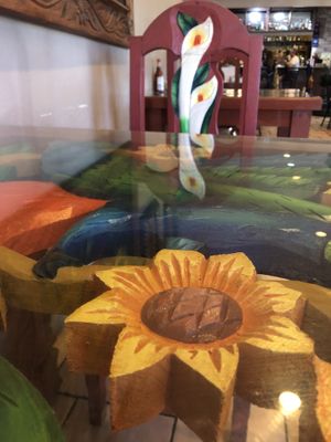 Such pretty tables & chairs! at El Papagayo in Carmichael