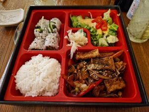 Bento Box vegan at Konoha in Furth