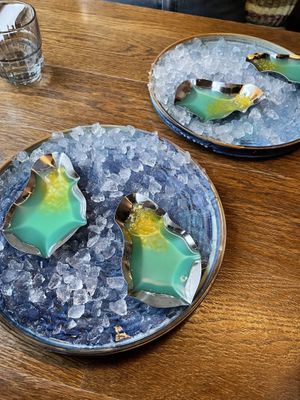 ‘Oyster’ shots   at The Alchemist in Edinburgh