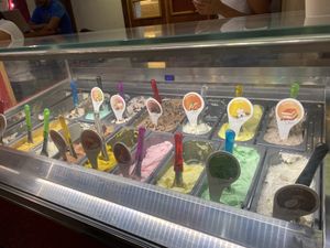 There was only mango ice cream vegan. Not bad though!   at Heladería Mango & Cafe in Havana