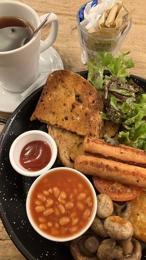   at Dulce Coffee and Kitchen in East London