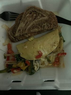 Veggie omelette  at Mattie's Diner in Charlotte