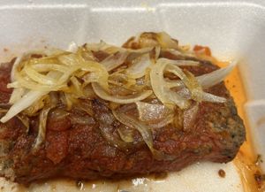 Vegan Italian Meatloaf   at Mattie's Diner in Charlotte
