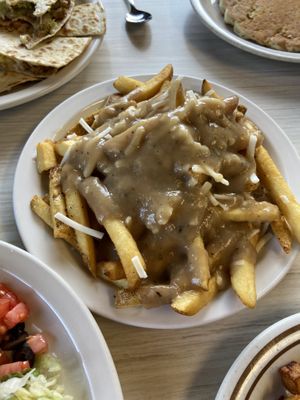 Vegan disco fries   at Mattie's Diner in Charlotte