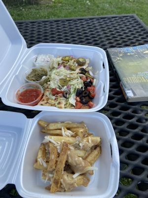 Lunchtime leftovers   at Mattie's Diner in Charlotte