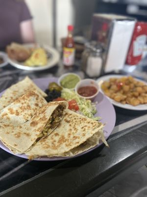 Mattie’s Diner - Vegan Quesadillas   at Mattie's Diner in Charlotte