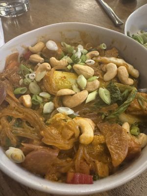 This was pretty good. The noodles are made of sweet potato. 🍠   at Body Cafe in Santa Fe