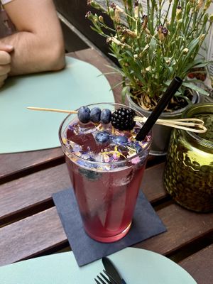 Lawanda blueberry lemonade   at Ma'Rinas - Veggiezz in Karlsruhe