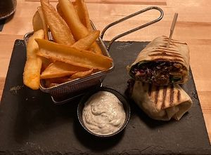 Gyros-Wrap  at Ma'Rinas - Veggiezz in Karlsruhe