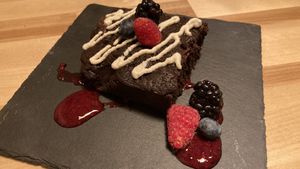 Brownie  at Ma'Rinas - Veggiezz in Karlsruhe