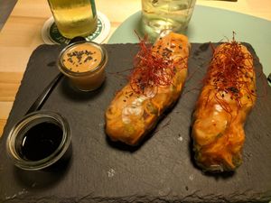 Spicy strings! at Ma'Rinas - Veggiezz in Karlsruhe