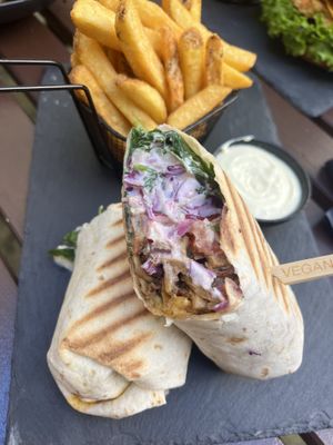 Gyro wrap  at Ma'Rinas - Veggiezz in Karlsruhe