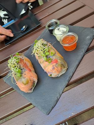 Sommerrollen at Ma'Rinas - Veggiezz in Karlsruhe