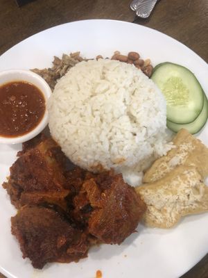 Nasi Lemak ocean   at Nadia Vege Cafe in Kuala Lumpur