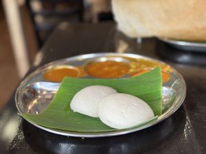 I went with the vegan 🌱 option that stated two little pieces and like it 🤣  at Nadia Vege Cafe in Kuala Lumpur