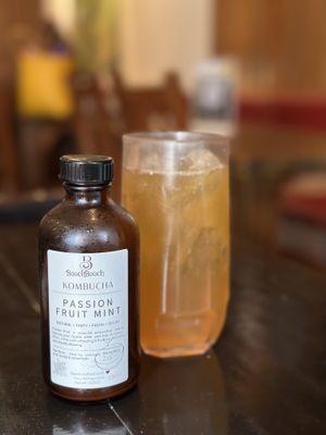 Oh the amazing Kombouchas here in Malaysia!!!!  at Nadia Vege Cafe in Kuala Lumpur