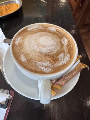 Coffee with soy milk- you have to ask for it  at Nadia Vege Cafe in Kuala Lumpur