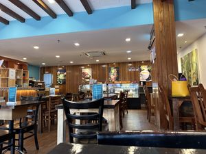 It’s a nice space with friendly staff and lots of locals that always is a good sign  at Nadia Vege Cafe in Kuala Lumpur