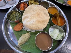 Vegan Thali at Nadia Vege Cafe in Kuala Lumpur