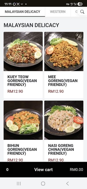  at Nadia Vege Cafe in Kuala Lumpur