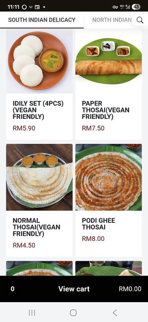  at Nadia Vege Cafe in Kuala Lumpur