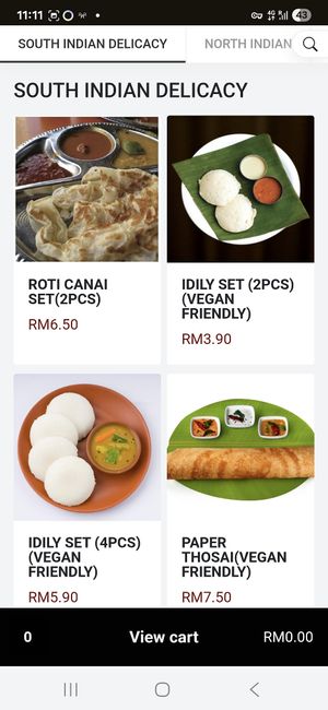  at Nadia Vege Cafe in Kuala Lumpur