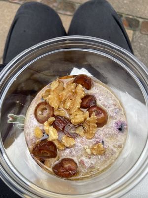 Oatmeal with syrup and walnuts 👍🏻  at Vital Foods in Copenhagen