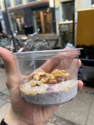 Oatmeal with syrup and walnuts 👍🏻  at Vital Foods in Copenhagen