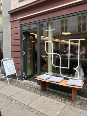 Shop front  at Vital Foods in Copenhagen
