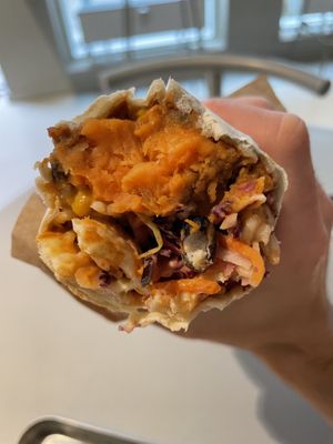 Black bean sweat potato  at Vital Foods in Copenhagen