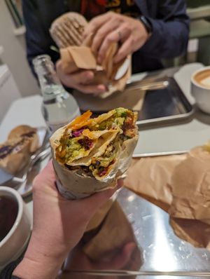 Burrito at Vital Foods in Copenhagen