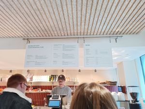 Location with menu at Vital Foods in Copenhagen