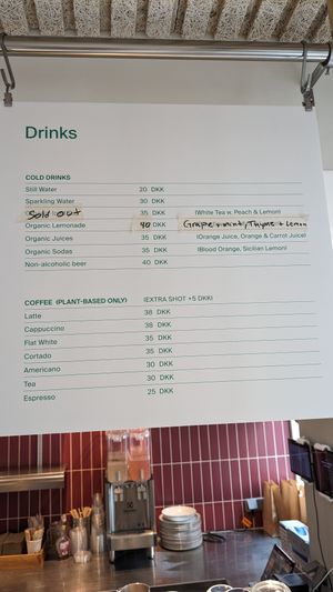 Fully Vegan Menu, July 2024 at Vital Foods in Copenhagen