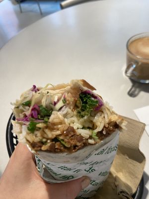 Burrito with mince mushrooms  at Vital Foods in Copenhagen