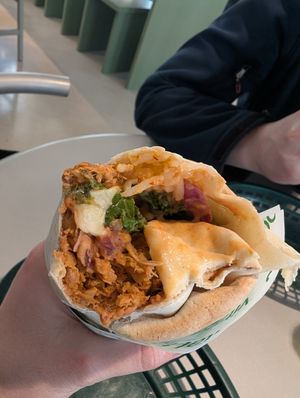 Jackfruit Chipotle Burrito at Vital Foods in Copenhagen