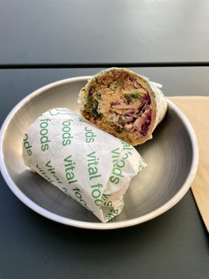 Jackfruit Chipotle Burrito (69 DKK)  at Vital Foods in Copenhagen