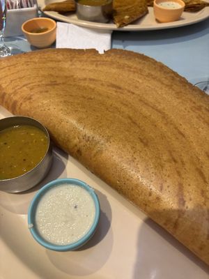 Dosa! Huge and fillingg  at Udupi Palace in Toronto