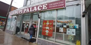 Outside at Udupi Palace in Toronto