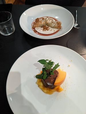 dessert at Hohenheim & Söhne in Frankfurt