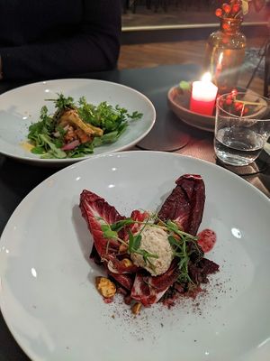 first plate (cold) at Hohenheim & Söhne in Frankfurt