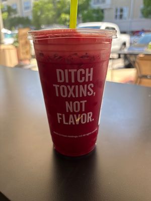 Energy juicees  at Clean Juice in Raleigh