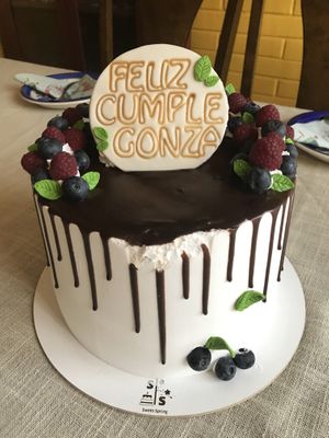 Vegan banana cake  at Sweet Spring in Santiago