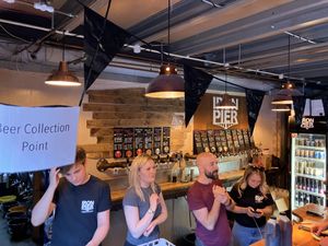   at Iron Pier in Gravesend